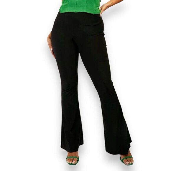 Boohoo Fit and Flared Pants - Picture 1 of 9